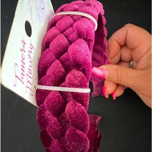 1pc Headband color Burgandy